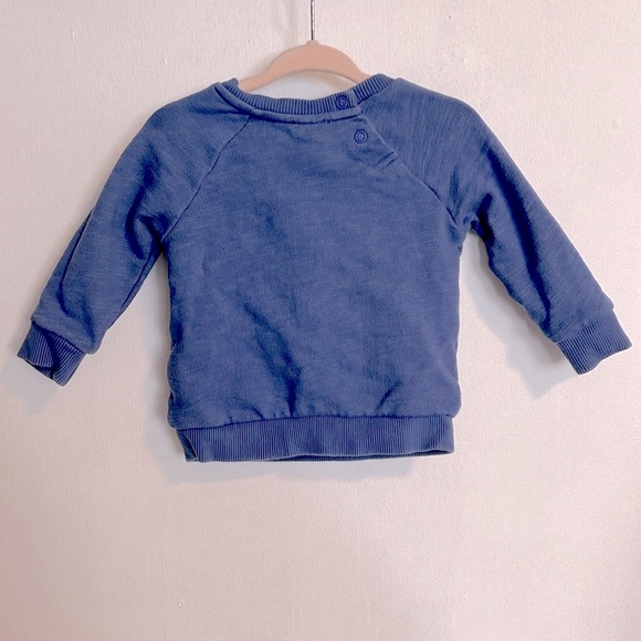 H&M Mickey Mouse dark Purple sweatshirt|Size:4-6months - Picture 4 of 4
